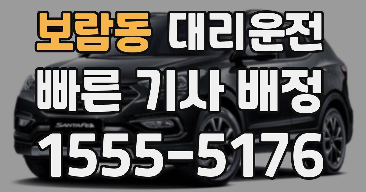 일일대리기사