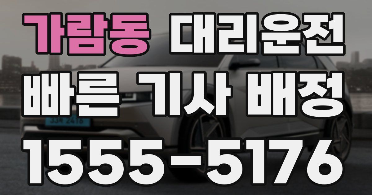 일일대리기사