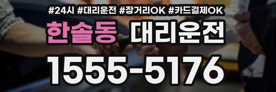 한솔동 대리운전