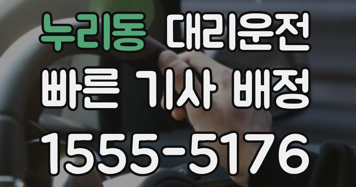일일대리기사