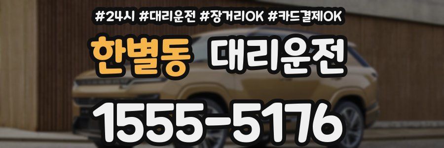 한별동 대리운전