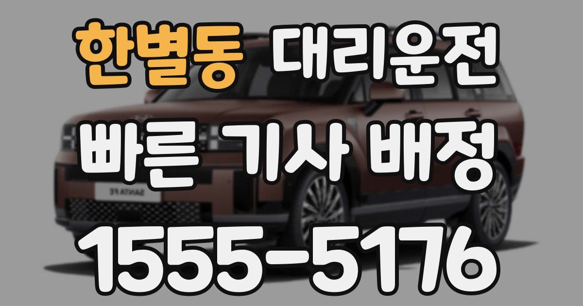 일일대리기사