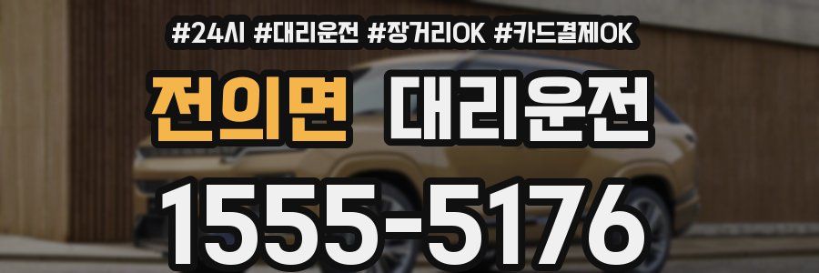 전의면 대리운전