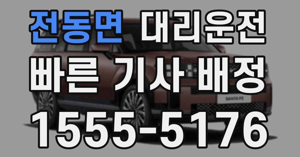 일일대리기사