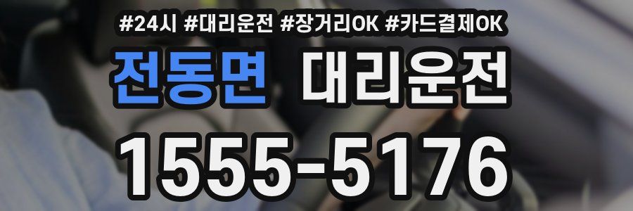 전동면 대리운전