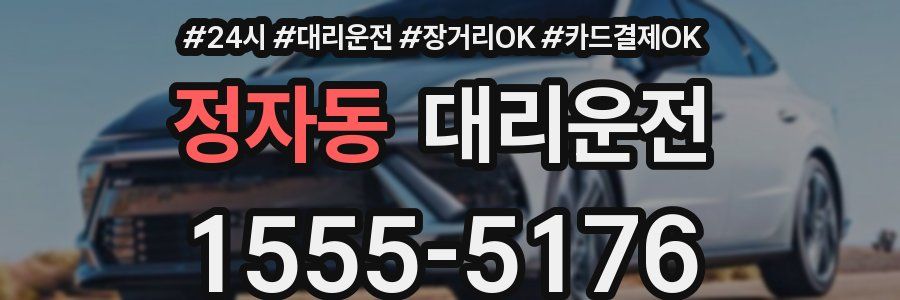 정자동 대리운전