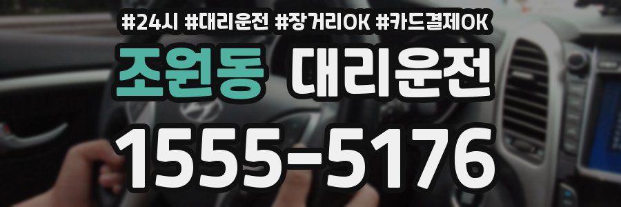 조원동 대리운전