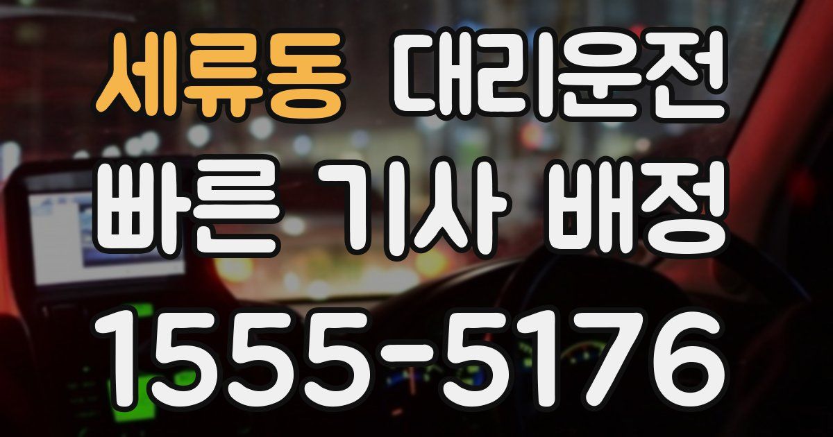 일일대리기사