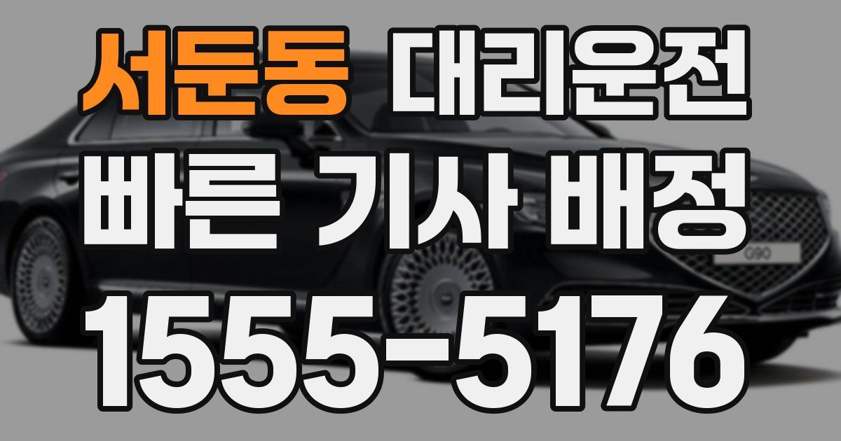 일일대리기사