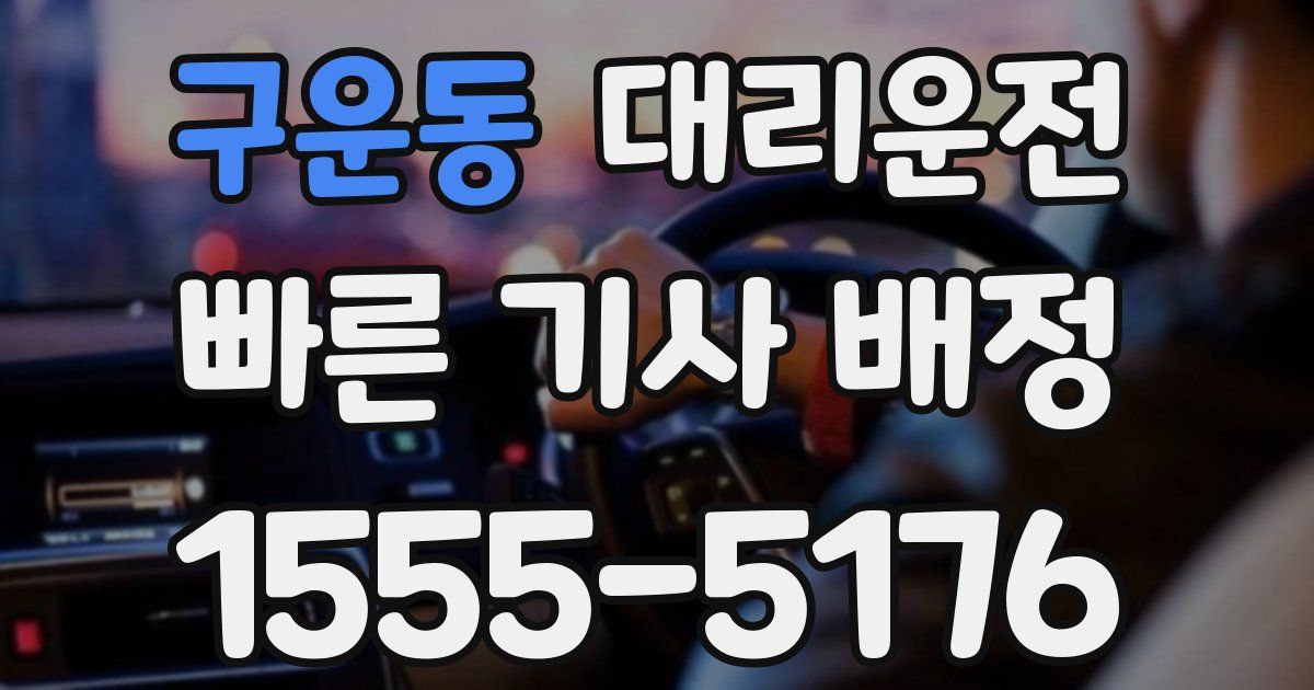 일일대리기사