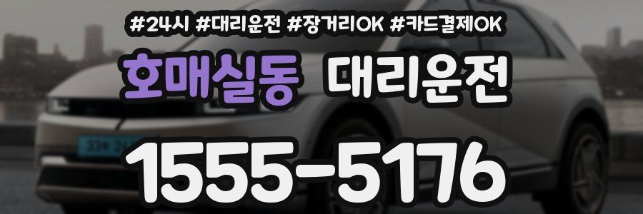 호매실동 대리운전
