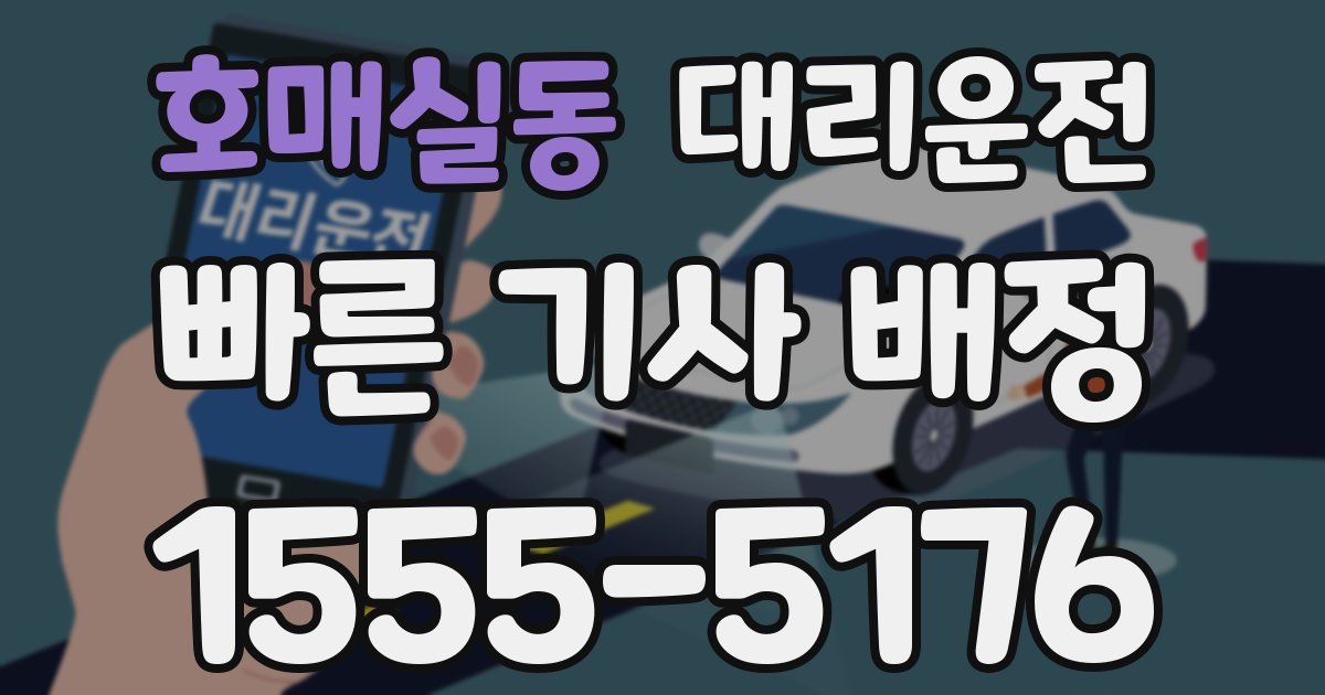 일일대리기사