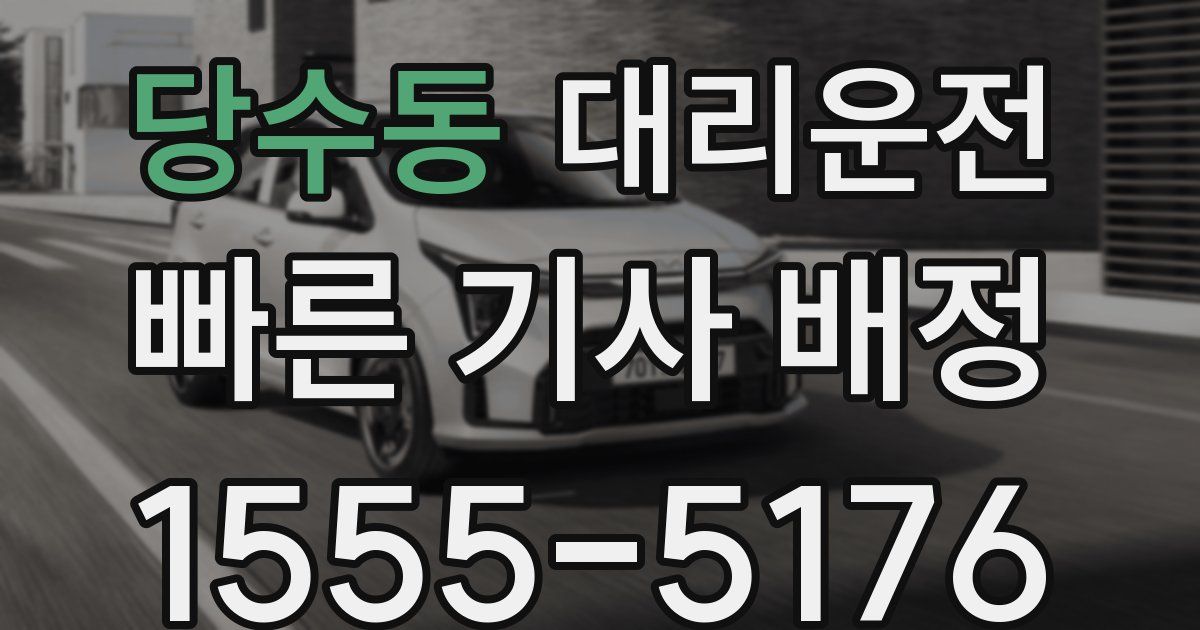 일일대리기사