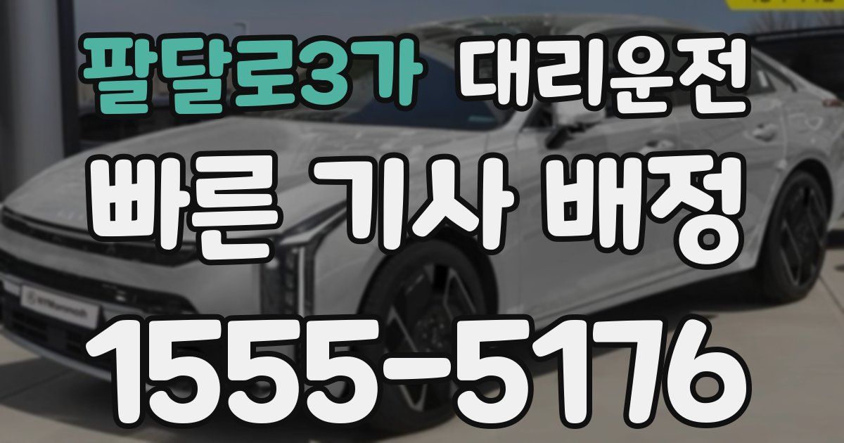 일일대리기사