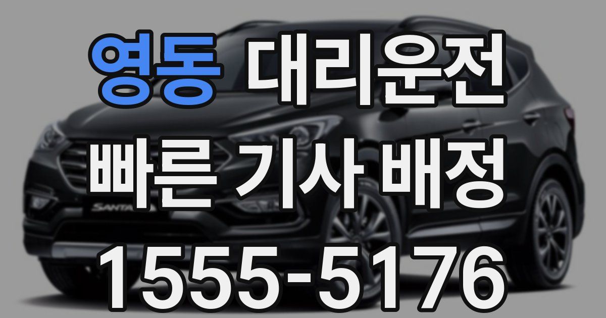 일일대리기사