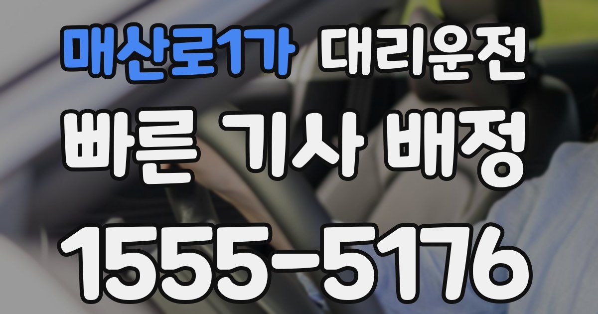 일일대리기사
