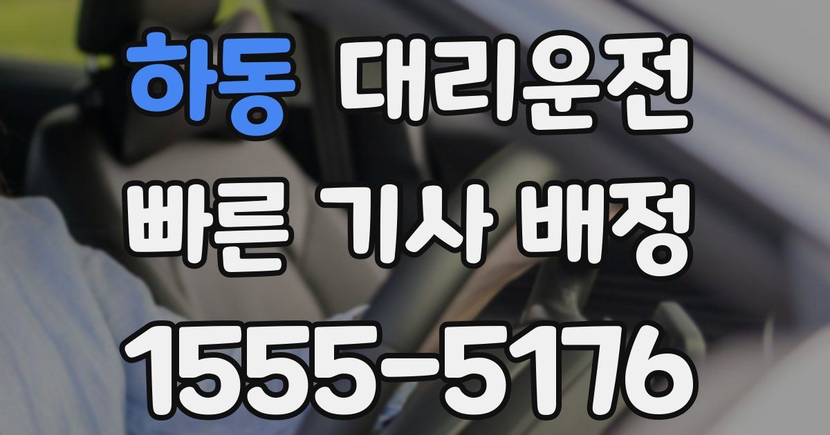 일일대리기사