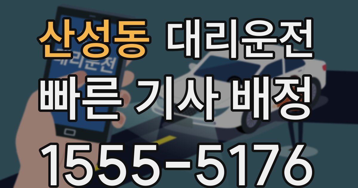 일일대리기사