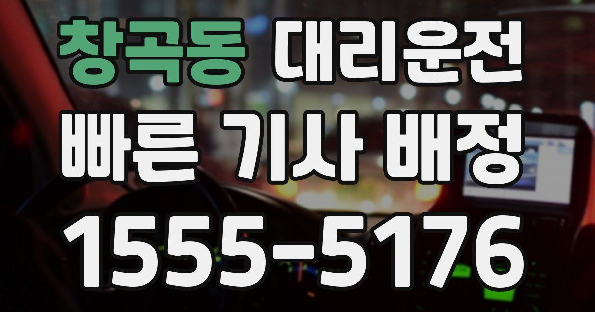 일일대리기사