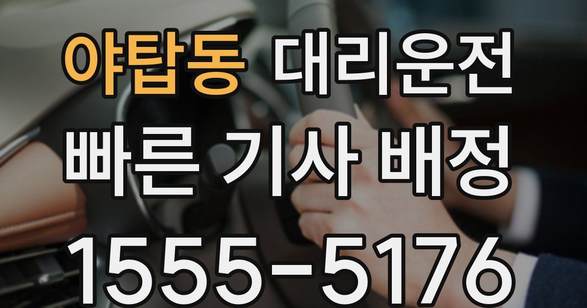 일일대리기사