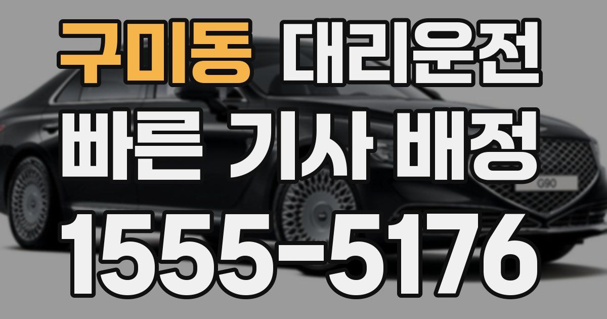 일일대리기사