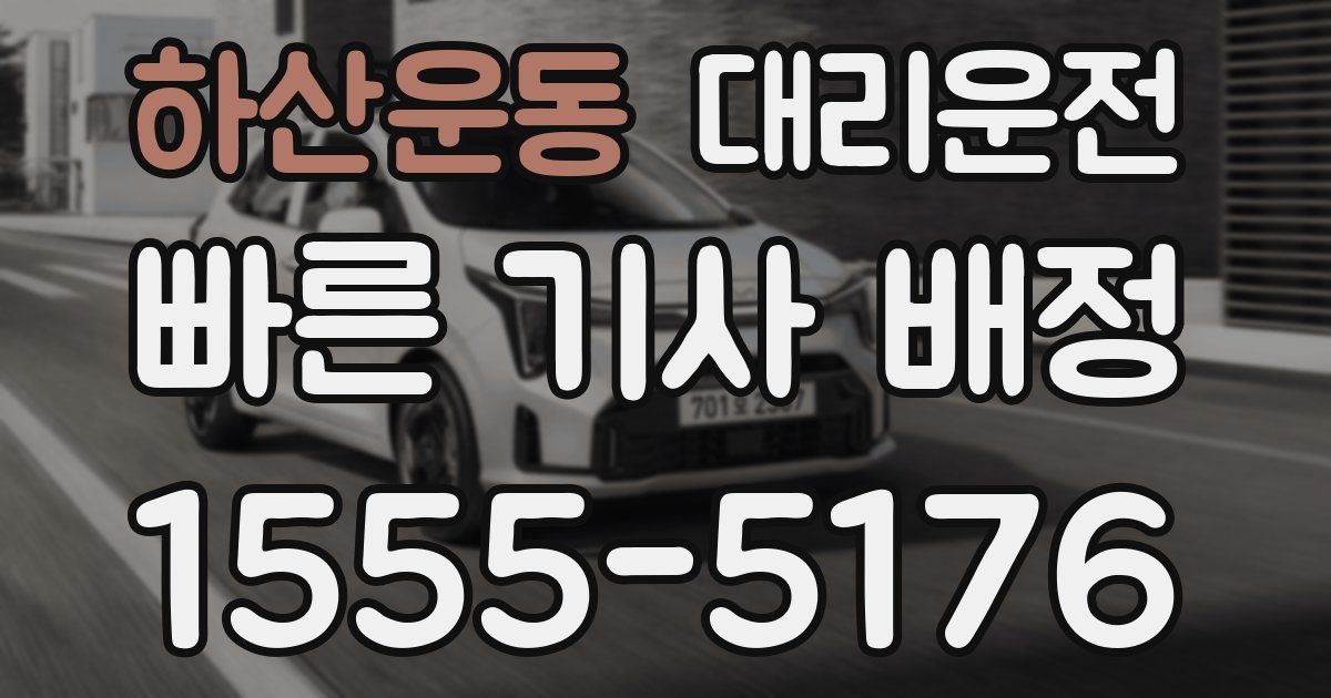 일일대리기사