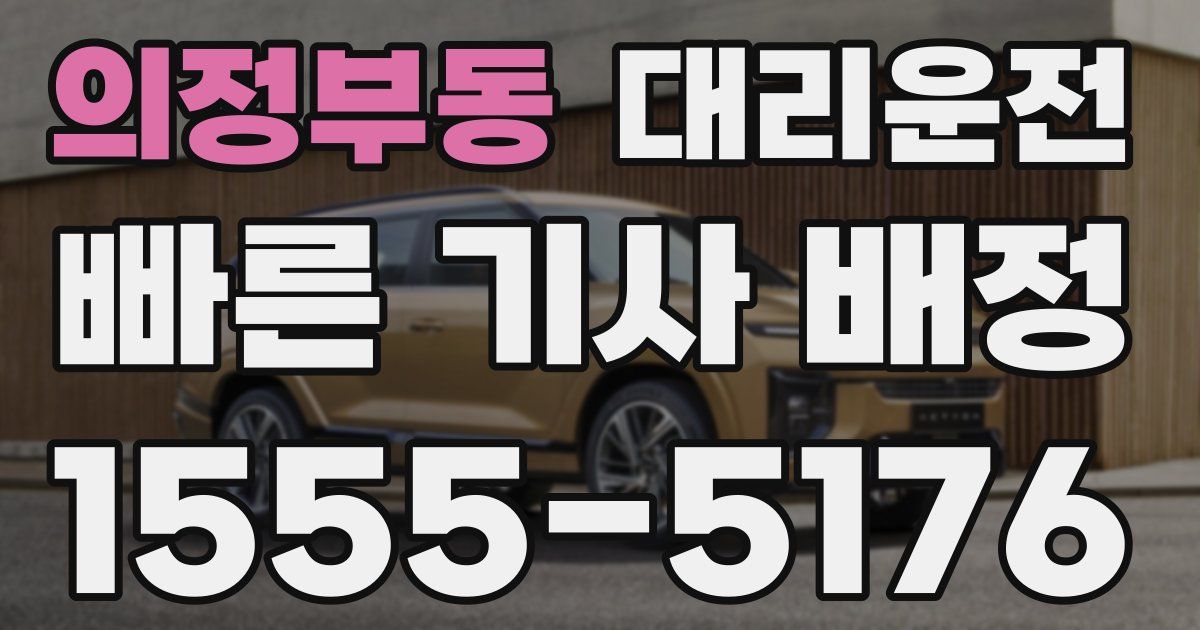 일일대리기사