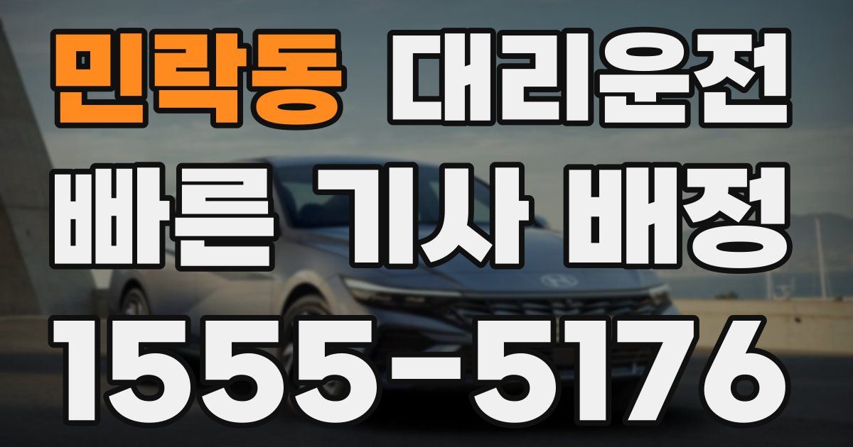 일일대리기사
