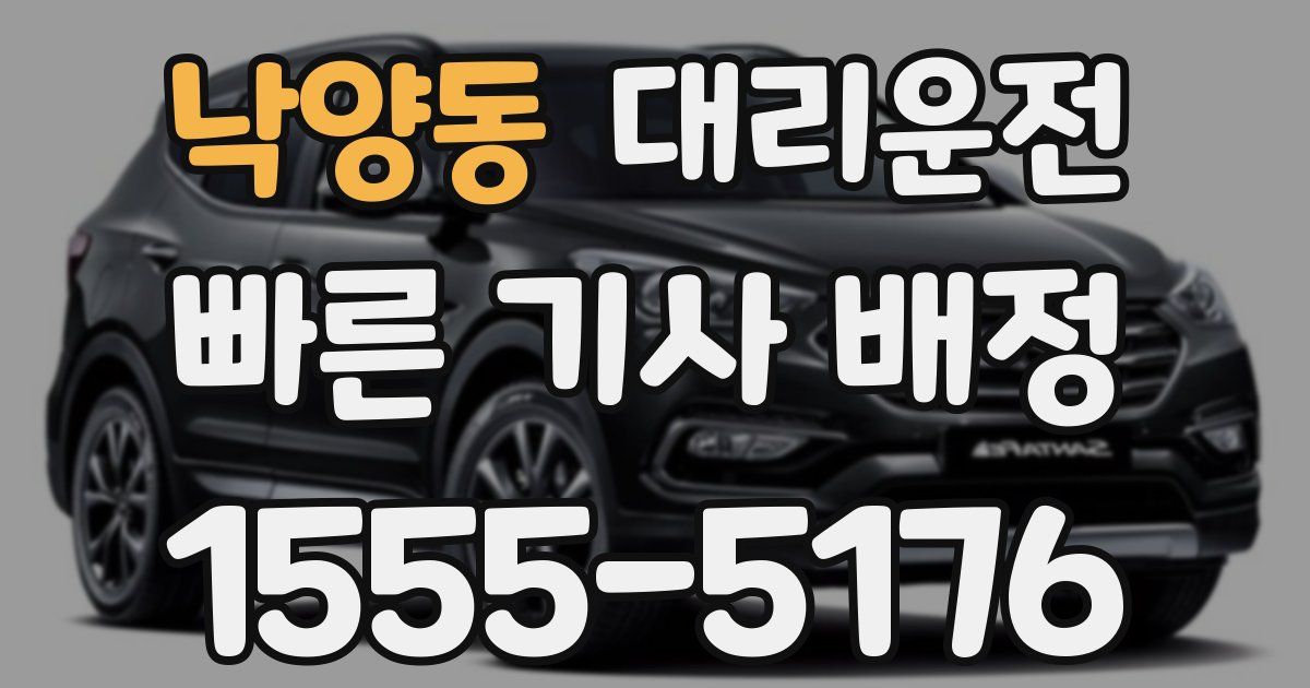 일일대리기사