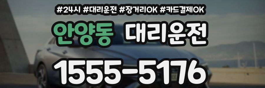 안양동 대리운전