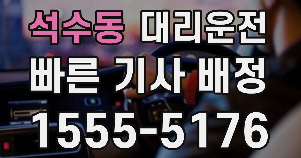 일일대리기사