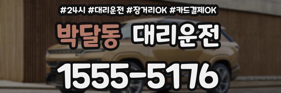 박달동 대리운전