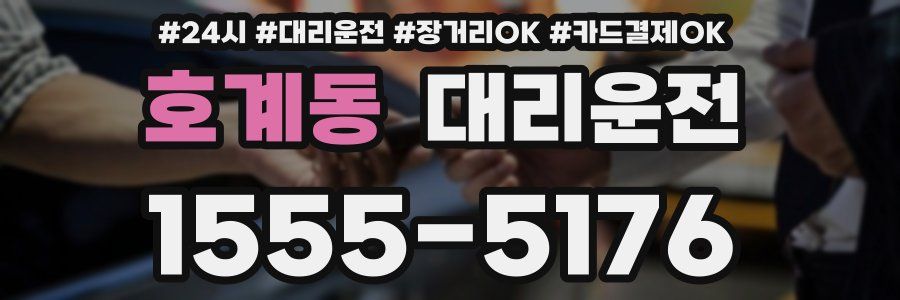 호계동 대리운전