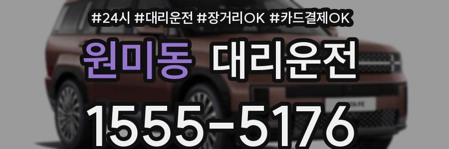 원미동 대리운전