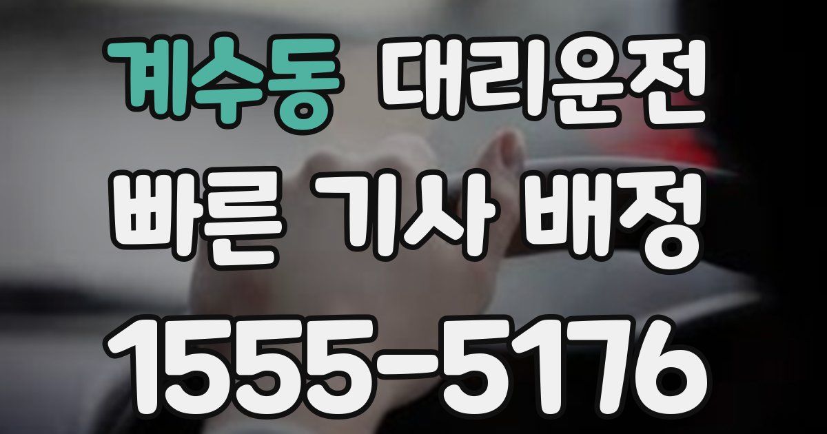 일일대리기사