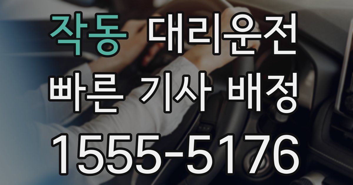 일일대리기사
