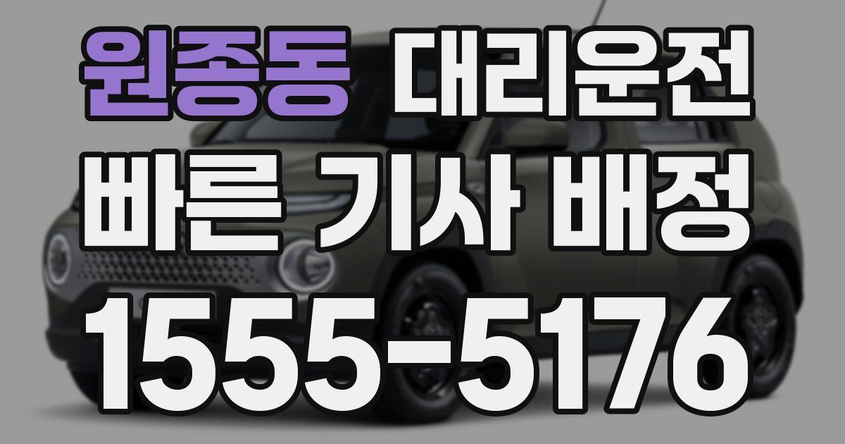 일일대리기사
