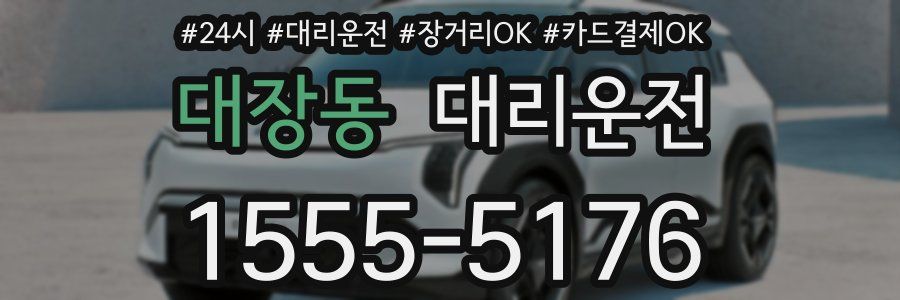 대장동 대리운전