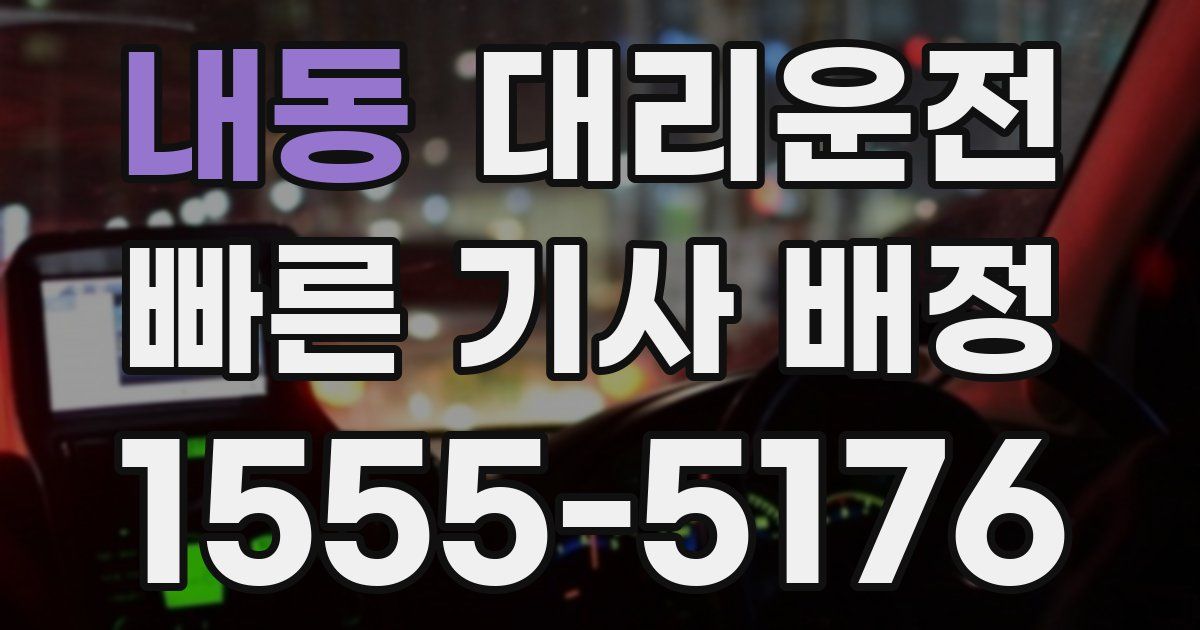 일일대리기사