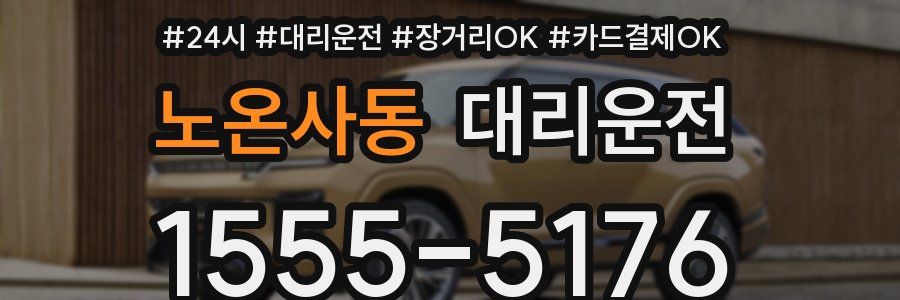 노온사동 대리운전