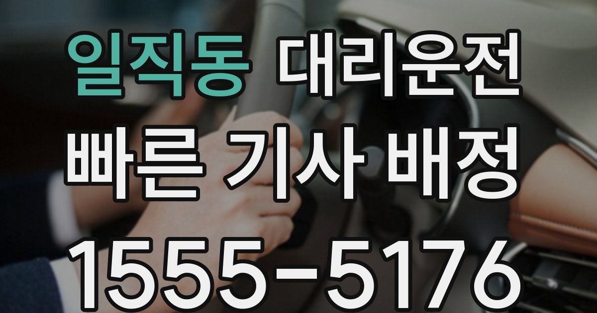 일일대리기사
