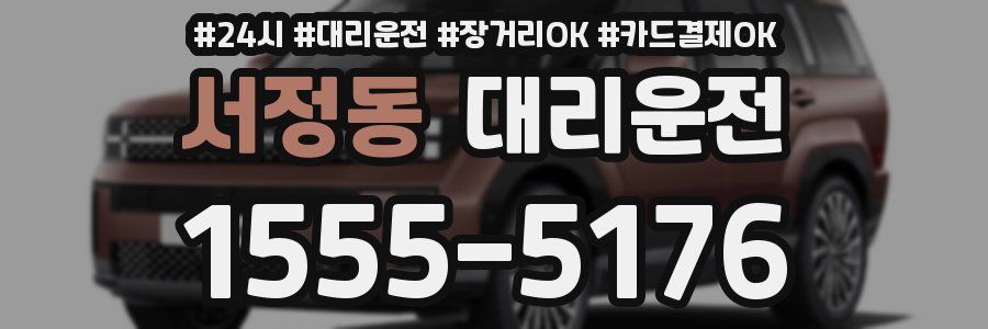 서정동 대리운전