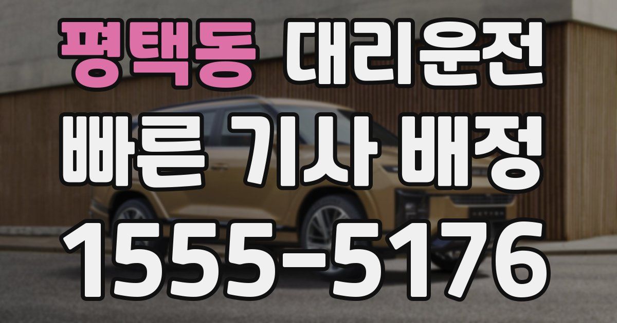 일일대리기사