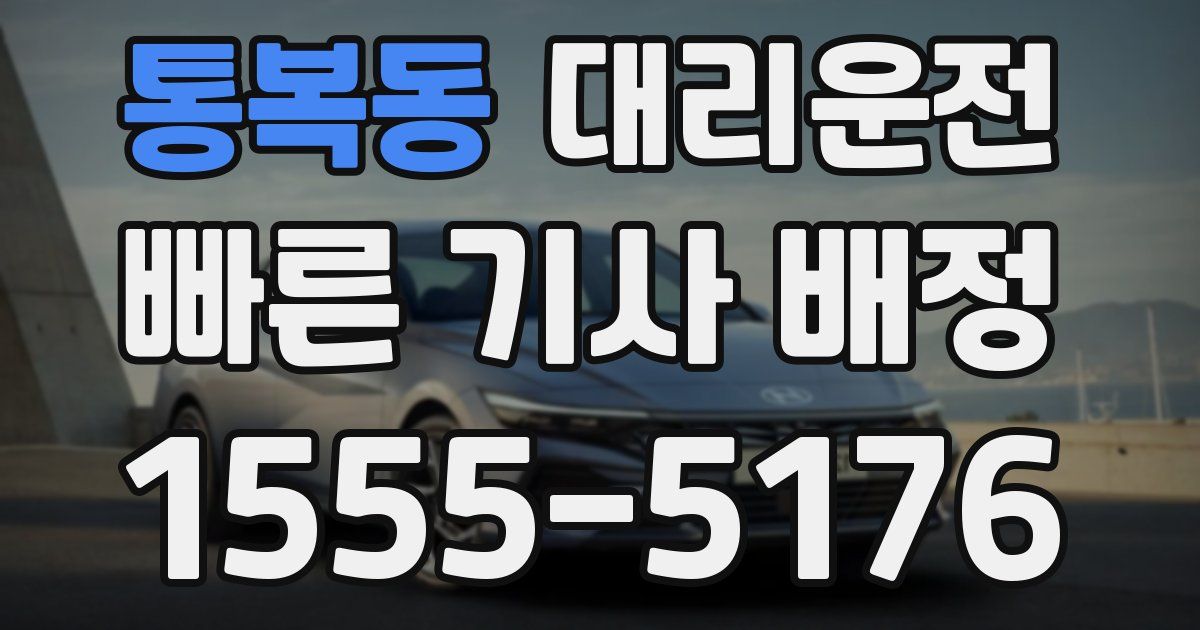 일일대리기사