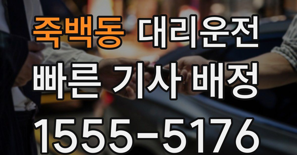 일일대리기사