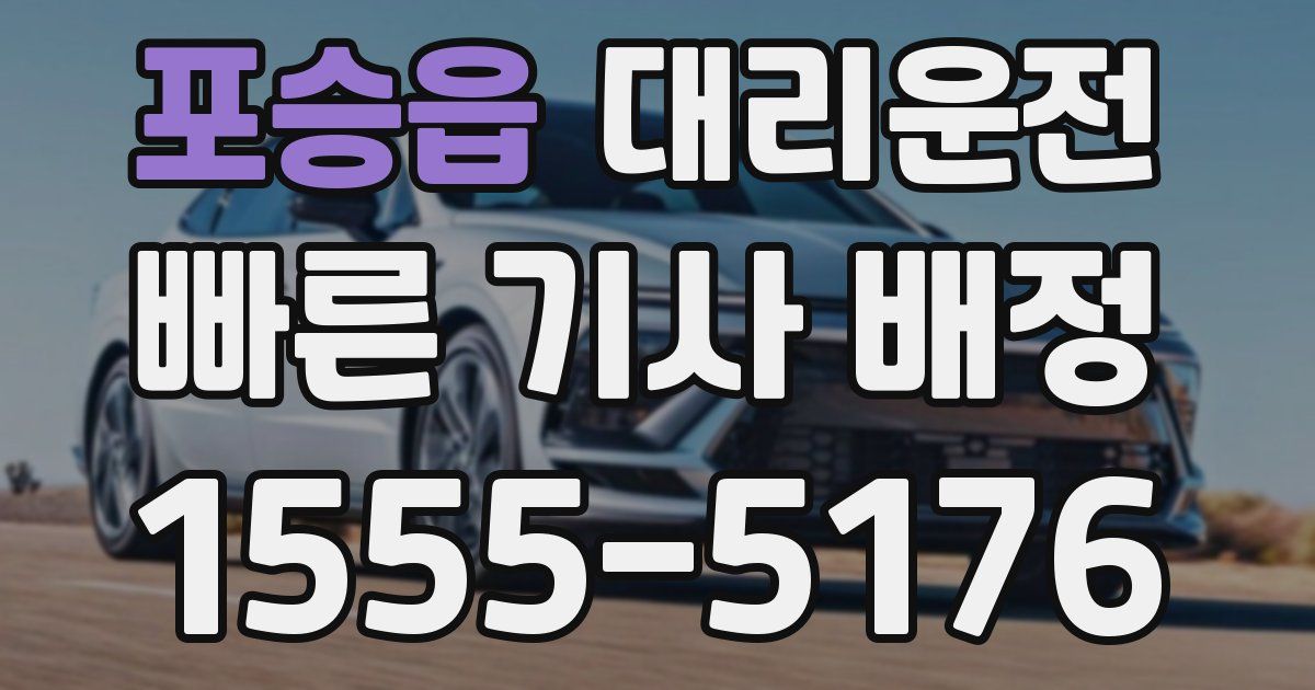 일일대리기사