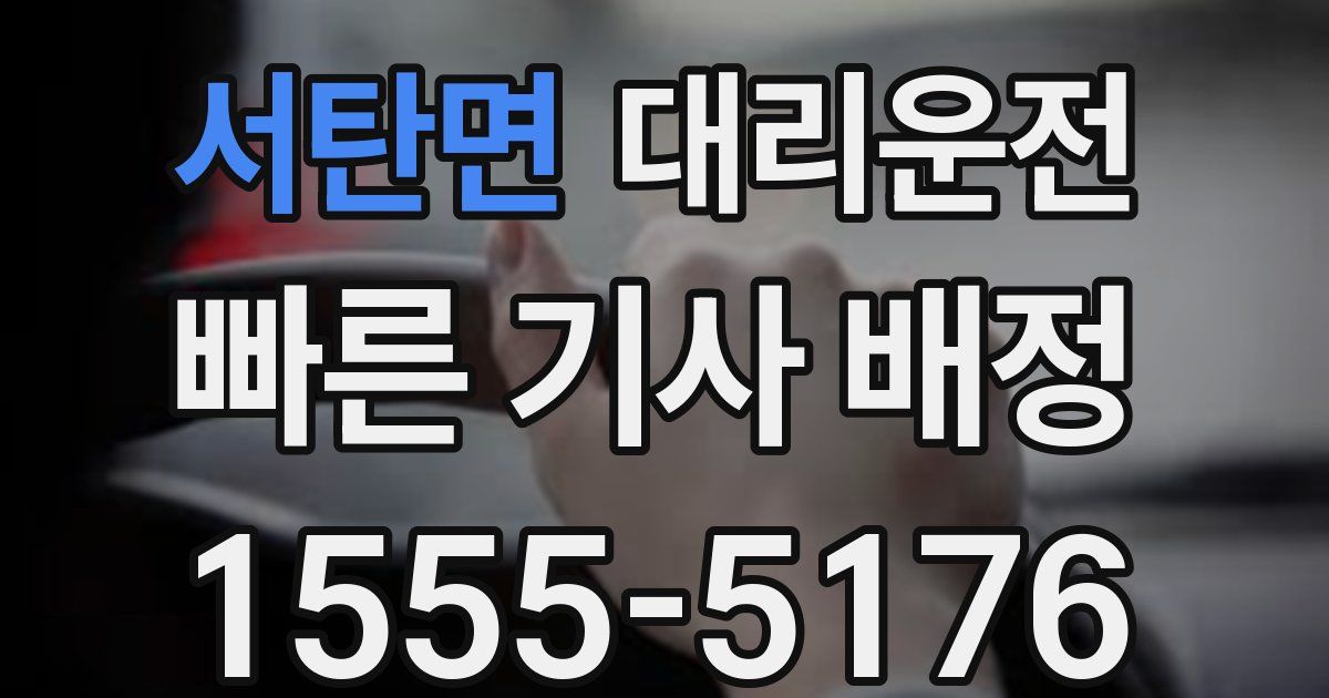 일일대리기사