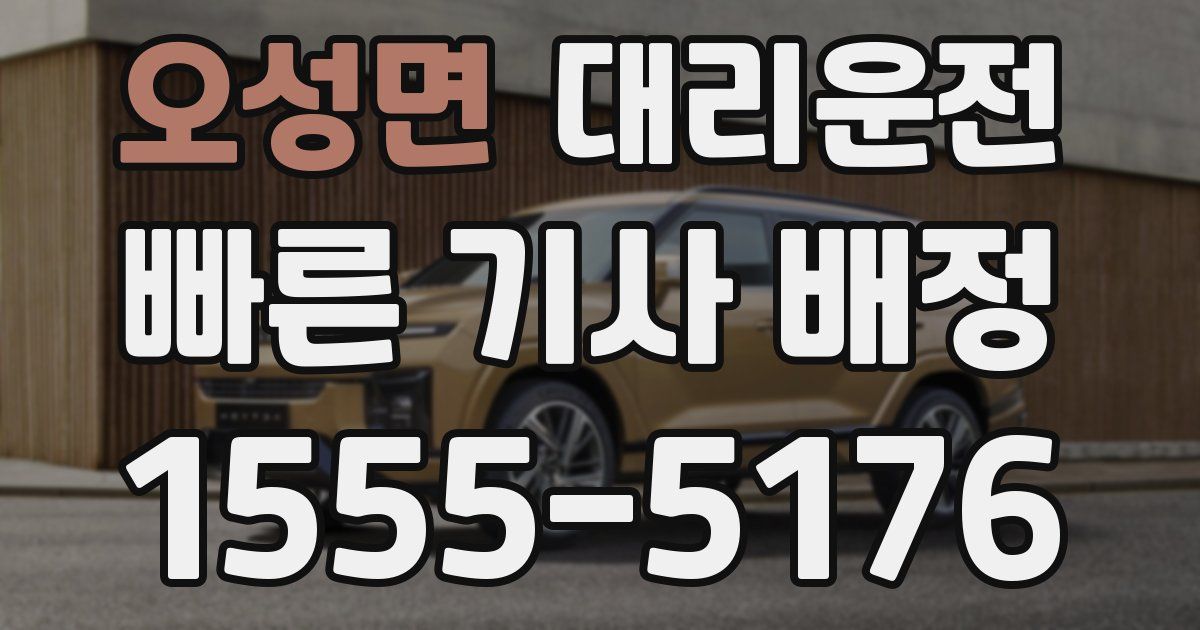 일일대리기사
