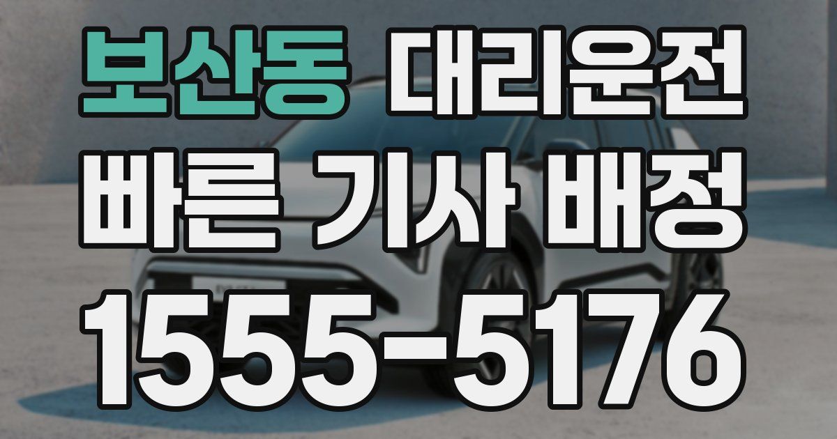 일일대리기사