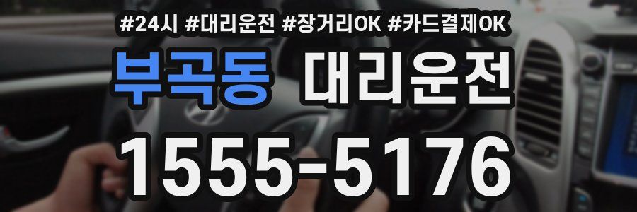 부곡동 대리운전
